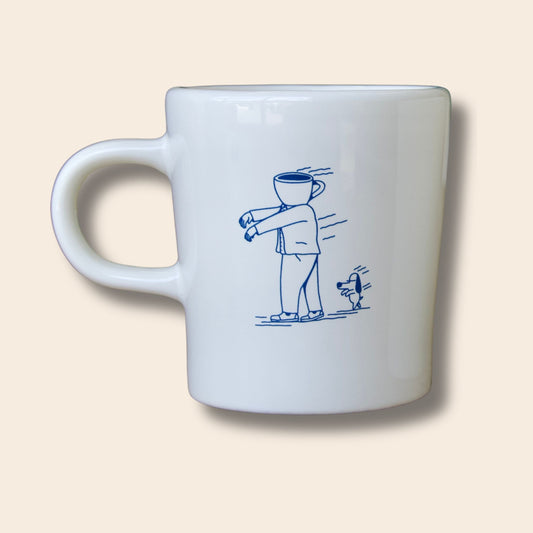 Coffee Head Modern Diner Mug (9oz)