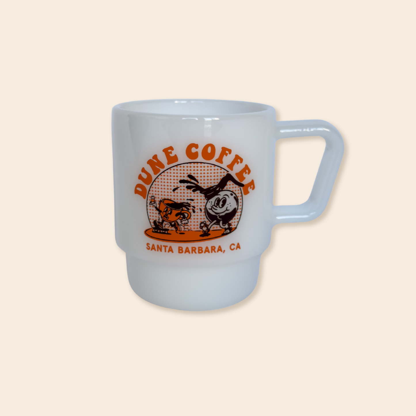 Milk Glass Mug